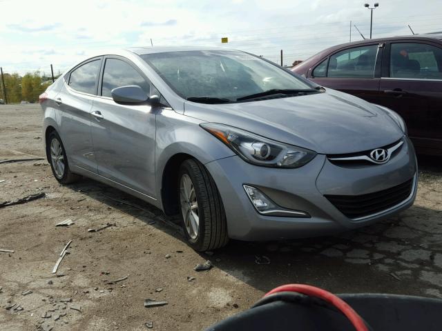 5NPDH4AE3FH616654 - 2015 HYUNDAI ELANTRA SE SILVER photo 1