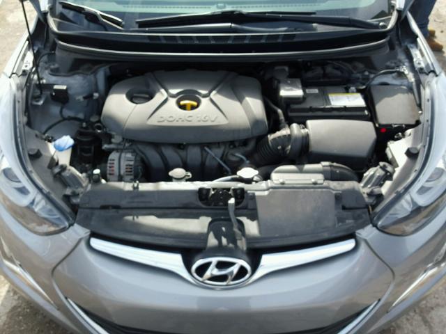 5NPDH4AE3FH616654 - 2015 HYUNDAI ELANTRA SE SILVER photo 7