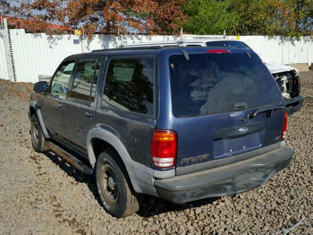 1FMDU72X6YZB60542 - 2000 FORD EXPLORER X BLUE photo 3