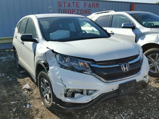 5J6RM4H31FL026755 - 2015 HONDA CR-V LX WHITE photo 1