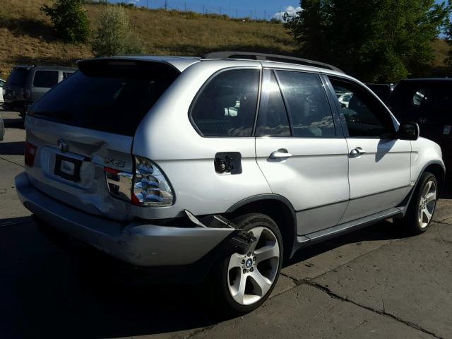 5UXFB53545LV18433 - 2005 BMW X5 4.4I SILVER photo 4