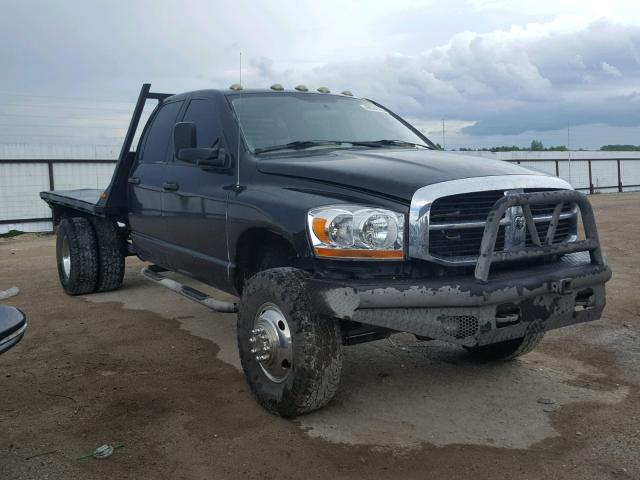 3D7MX48C56G285727 - 2006 DODGE RAM 3500 S BLACK photo 1