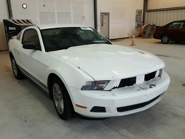 1ZVBP8AN5A5137594 - 2010 FORD MUSTANG WHITE photo 1