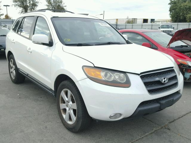 5NMSH13E47H027095 - 2007 HYUNDAI SANTA FE S WHITE photo 1