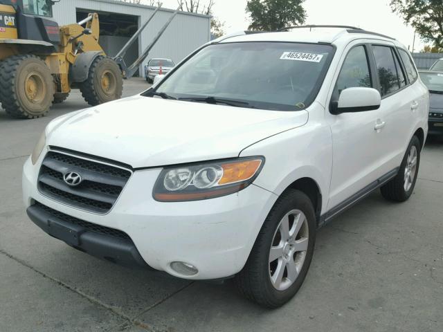 5NMSH13E47H027095 - 2007 HYUNDAI SANTA FE S WHITE photo 2