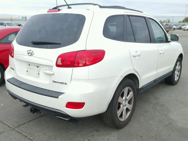 5NMSH13E47H027095 - 2007 HYUNDAI SANTA FE S WHITE photo 4