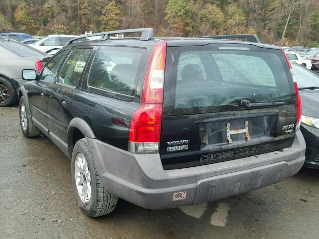 YV1SZ59H441134735 - 2004 VOLVO XC70 BLACK photo 3