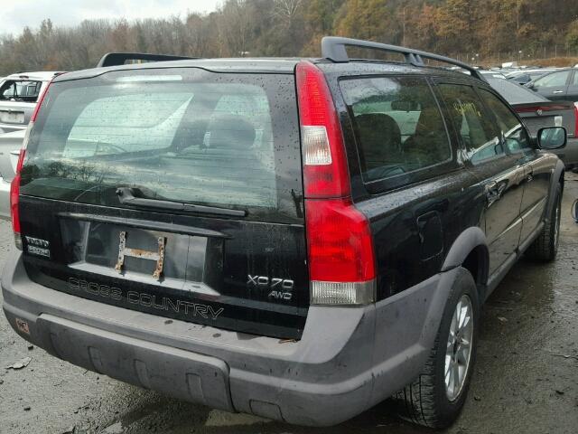 YV1SZ59H441134735 - 2004 VOLVO XC70 BLACK photo 4