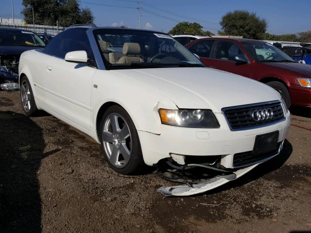 WAUBC48H56K006114 - 2006 AUDI A4 S-LINE WHITE photo 1