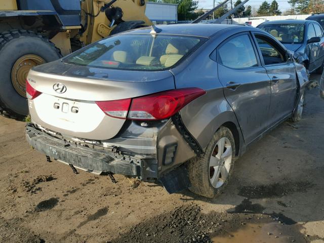 5NPDH4AE4BH060610 - 2011 HYUNDAI ELANTRA GL TAN photo 4