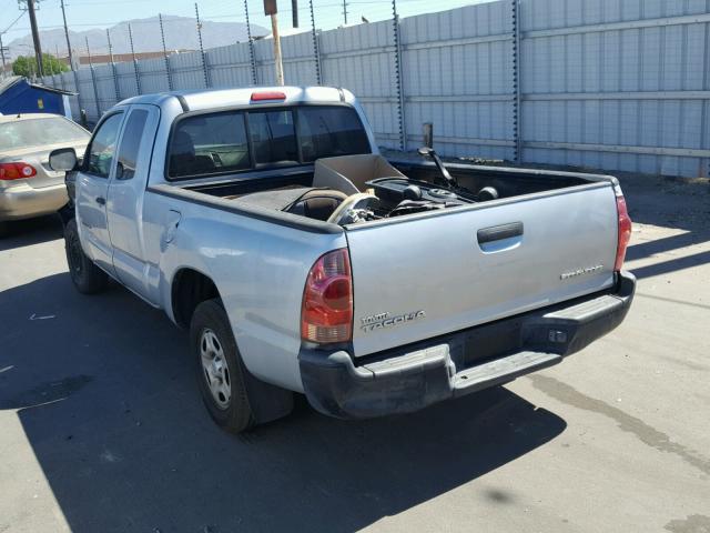 5TETX22NX5Z011284 - 2005 TOYOTA TACOMA ACC Күміс фото 3