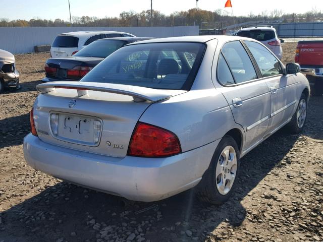 3N1CB51D75L516164 - 2005 NISSAN SENTRA 1.8 SILVER photo 4