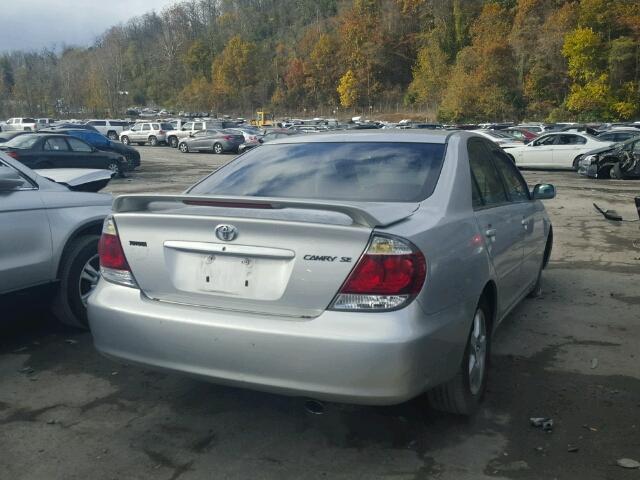 4T1BE32K55U095211 - 2005 TOYOTA CAMRY LE SILVER photo 4