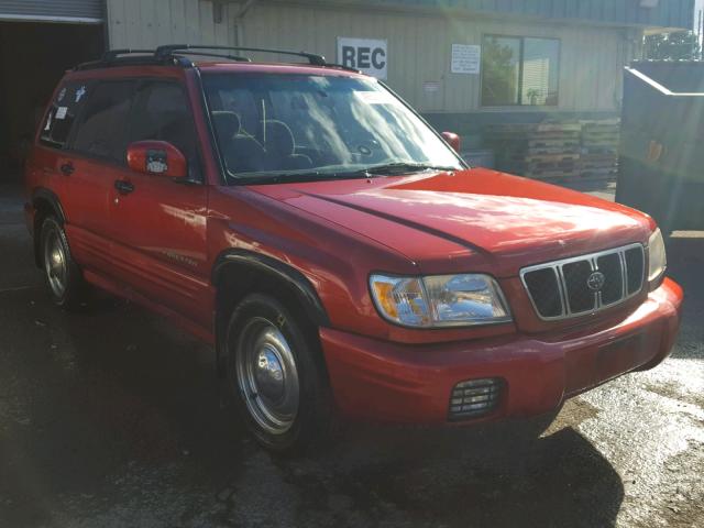 JF1SF65651H750722 - 2001 SUBARU FORESTER S 红色 照片 1