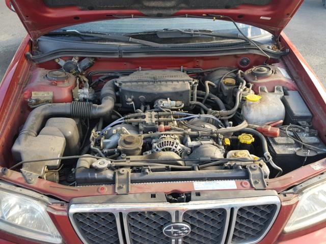 JF1SF65651H750722 - 2001 SUBARU FORESTER S 红色 照片 7
