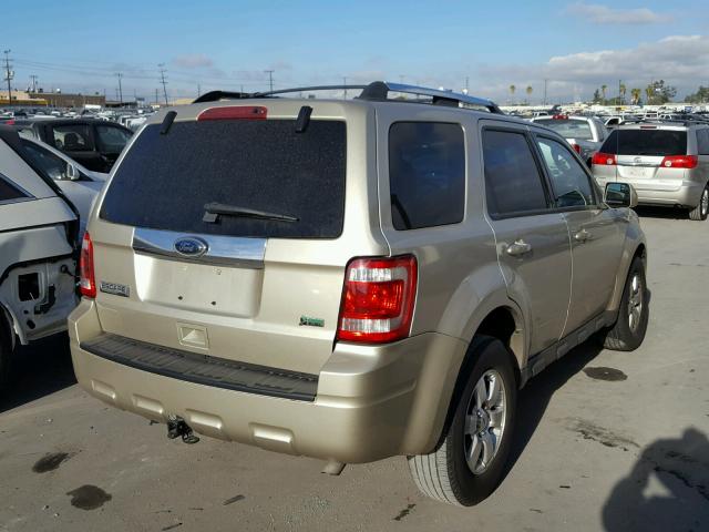 1FMCU0EG9AKD46265 - 2010 FORD ESCAPE LIM GOLD photo 4