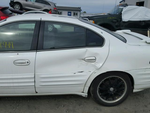 1G2NE52T8XM754217 - 1999 PONTIAC GRAND AM S WHITE photo 9