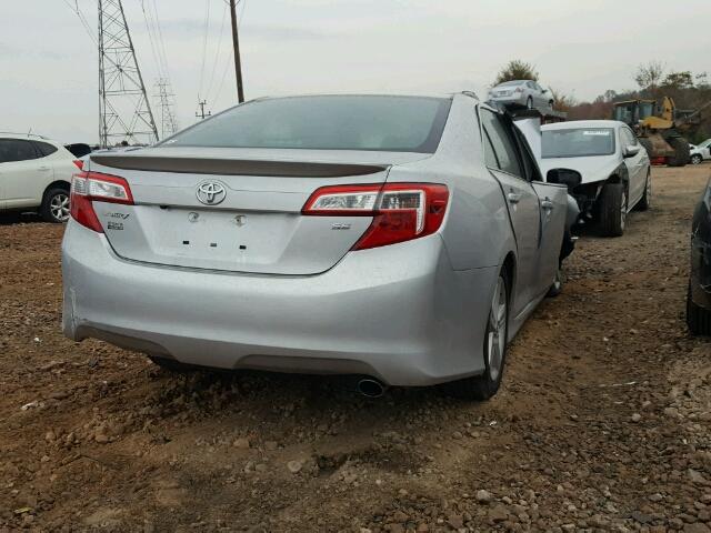 4T1BF1FK0EU810858 - 2014 TOYOTA CAMRY L SILVER photo 4