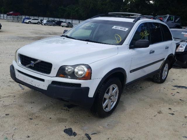 YV1CN59H341107137 - 2004 VOLVO XC90 WHITE photo 2