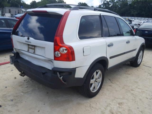 YV1CN59H341107137 - 2004 VOLVO XC90 WHITE photo 4
