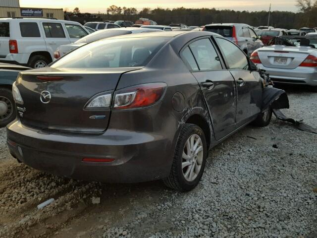 JM1BL1V85C1650896 - 2012 MAZDA 3 I GRAY photo 4