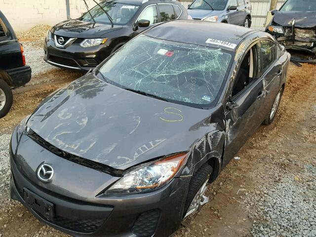 JM1BL1V85C1650896 - 2012 MAZDA 3 I GRAY photo 9