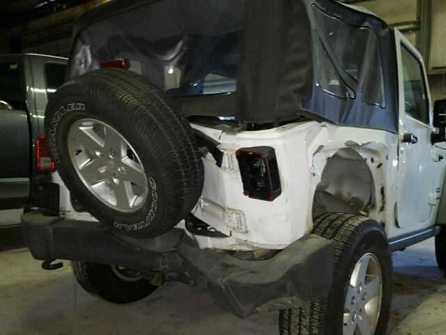 1J4AA2D16BL536849 - 2011 JEEP WRANGLER S WHITE photo 9