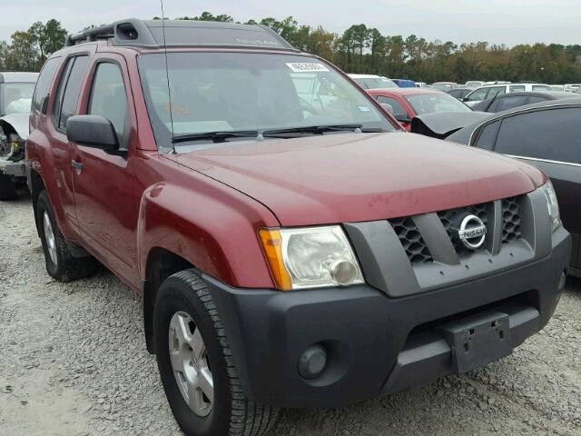 5N1AN08W27C504049 - 2007 NISSAN XTERRA RED photo 1