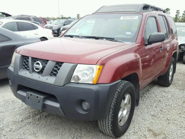 5N1AN08W27C504049 - 2007 NISSAN XTERRA RED photo 2