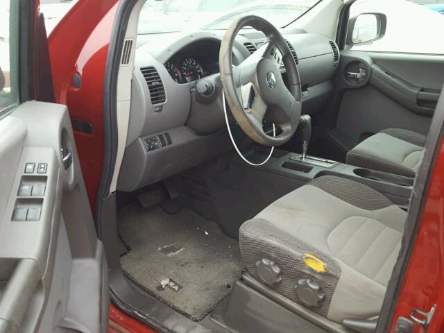 5N1AN08W27C504049 - 2007 NISSAN XTERRA RED photo 9