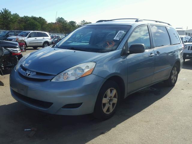 5TDZK23C98S191526 - 2008 TOYOTA SIENNA CE BLUE photo 2