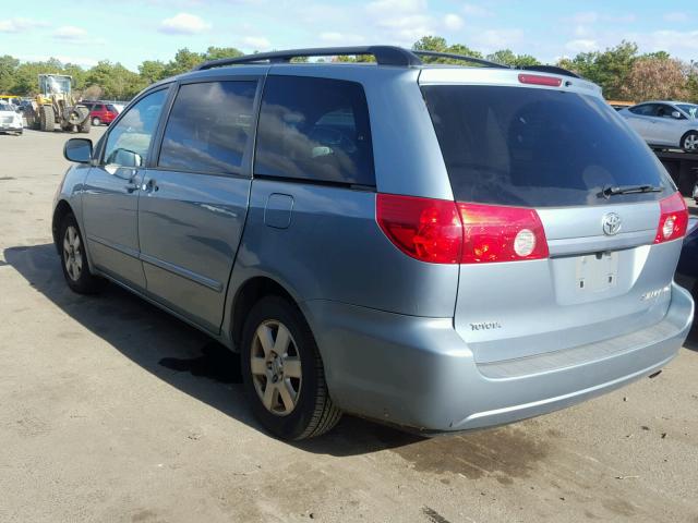 5TDZK23C98S191526 - 2008 TOYOTA SIENNA CE BLUE photo 3