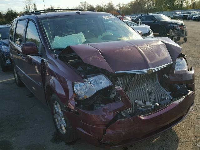 2A8HR54PX8R764865 - 2008 CHRYSLER TOWN & COU BURGUNDY photo 1