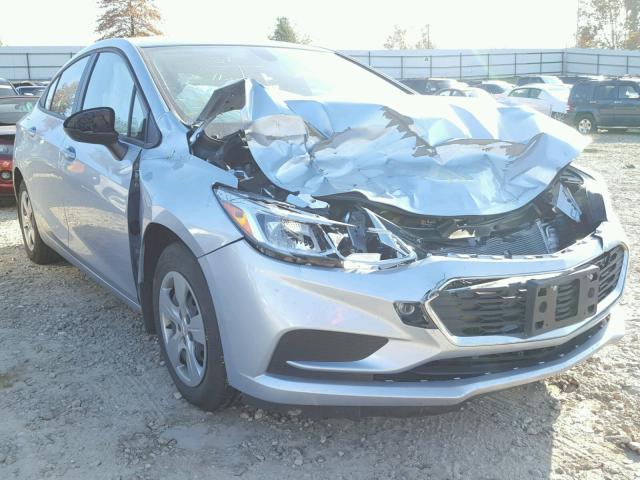 1G1BC5SM6H7240792 - 2017 CHEVROLET CRUZE LS SILVER photo 1