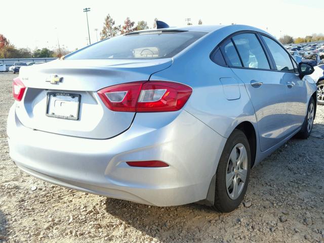 1G1BC5SM6H7240792 - 2017 CHEVROLET CRUZE LS SILVER photo 4