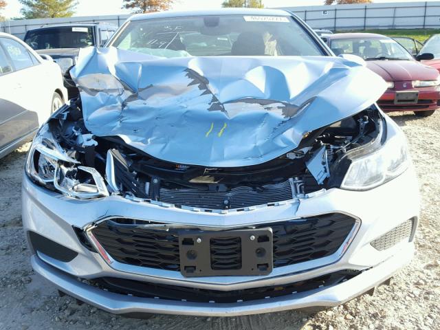 1G1BC5SM6H7240792 - 2017 CHEVROLET CRUZE LS SILVER photo 7