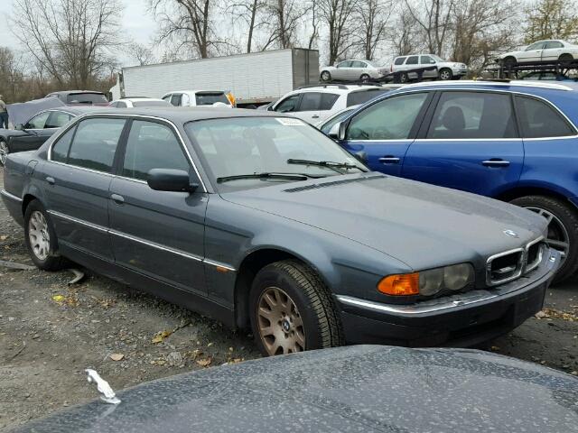 WBAGH8342YDP13620 - 2000 BMW 740 IL BLUE photo 1