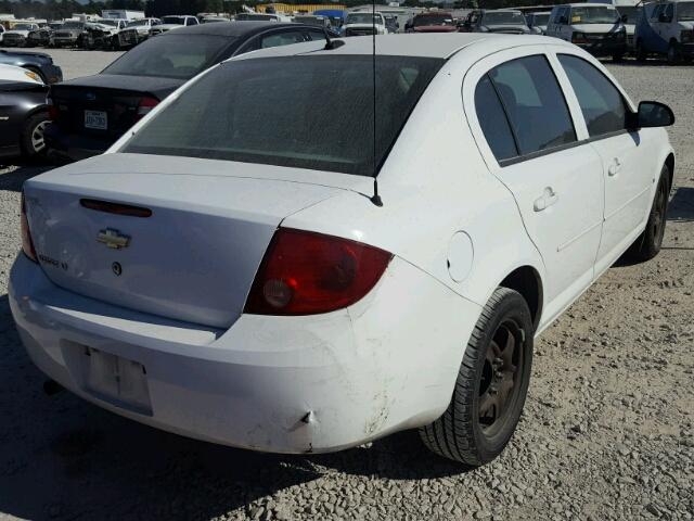 1G1AL58F787227649 - 2008 CHEVROLET COBALT LT WHITE photo 4