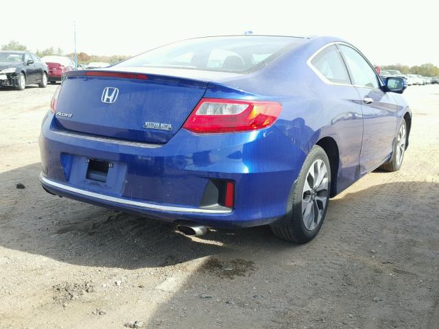 1HGCT1B81DA017744 - 2013 HONDA ACCORD EXL BLUE photo 4