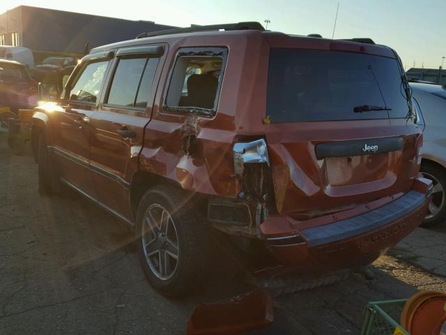 1J4FT28B19D218046 - 2009 JEEP PATRIOT SP ORANGE photo 3