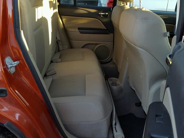 1J4FT28B19D218046 - 2009 JEEP PATRIOT SP ORANGE photo 6