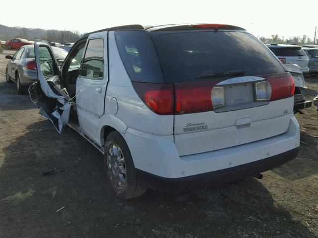 3G5DA03L86S551712 - 2006 BUICK RENDEZVOUS WHITE photo 3