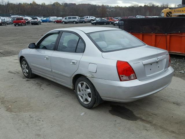 KMHDN46D24U782610 - 2004 HYUNDAI ELANTRA SILVER photo 3