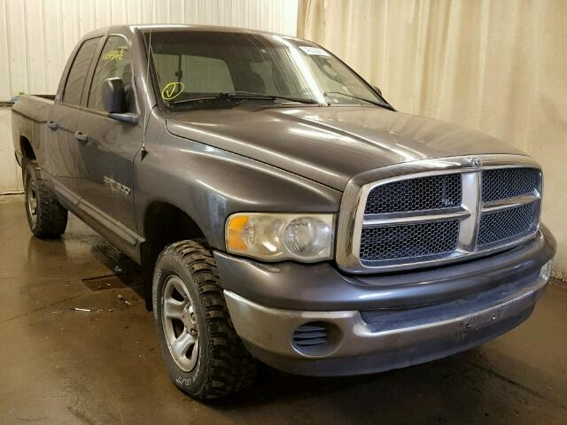 1D7HU18N42S655322 - 2002 DODGE RAM 1500 GRAY photo 1