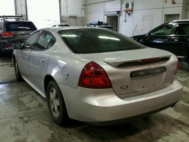 2G2WP552981147516 - 2008 PONTIAC GRAND PRIX ვერცხლისფერი ფოტო 3