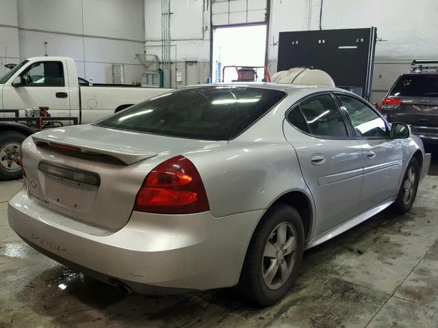 2G2WP552981147516 - 2008 PONTIAC GRAND PRIX SILVER photo 4