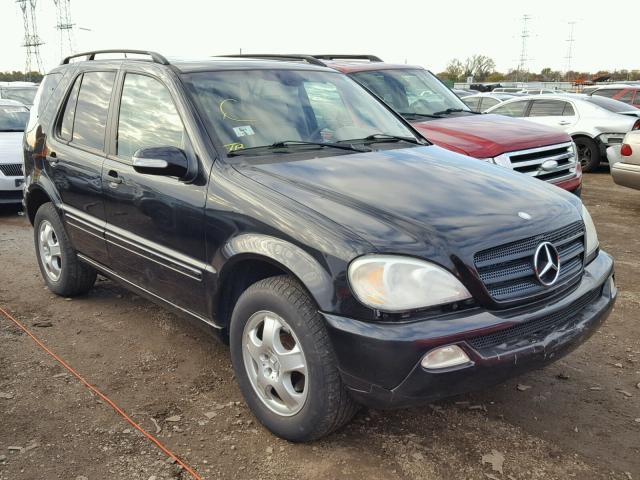 4JGAB54E83A387375 - 2003 MERCEDES-BENZ ML BLACK photo 1