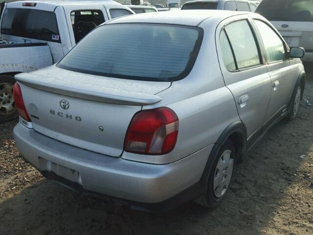 JTDBT123110175758 - 2001 TOYOTA ECHO SILVER photo 4