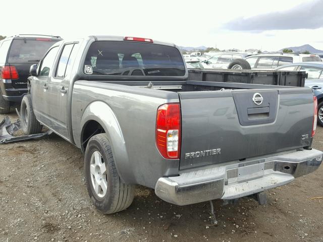 1N6AD09U67C414016 - 2007 NISSAN FRONTIER C GRAY photo 3