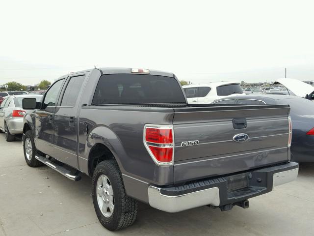 1FTEW1C89AKE15271 - 2010 FORD F150 SUPER CHARCOAL photo 3